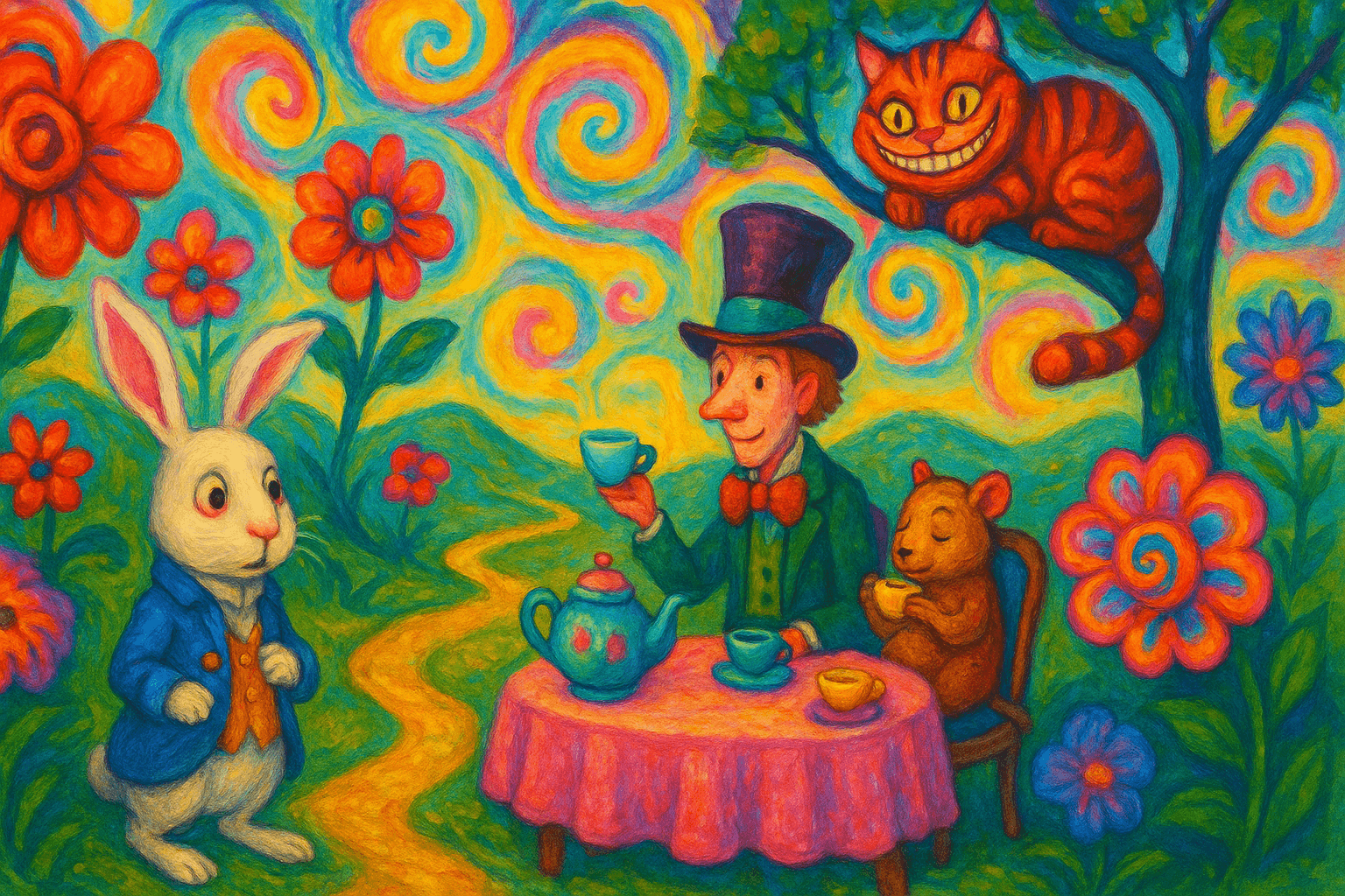 Embracing the Chaotic Whimsy of Wonderland: A Journey Through Madness